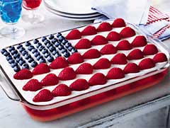 Philly Cream Cheese Flag Cake Philly Cream Cheese Flag Cake